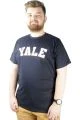 Erkek T shirt Bis Yaka Yale 22110 Lacivert