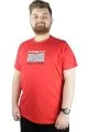 Erkek T shirt Bis Yaka Dream Scape 22111 Kırmızı