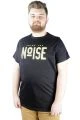 Erkek T shirt Bis Yaka Bring The Noise 22113 Siyah
