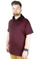 Big-Tall Men Hooded T-Shirt 22117 Maroon