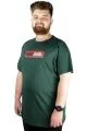 Erkek T shirt Bis Yaka Baskılı Supermode 22144 Nefti NEFTI