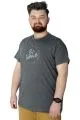 Erkek T shirt Baskılı Be Brave 22151 Antramelanj ANTRASIT