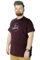 Erkek T shirt Baskılı Be Brave 22151 Mürdüm MURDUM