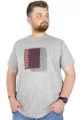 Büyük Beden T-Shirt Bisiklet Yaka Reviewing 22171 Grimelanj GRI