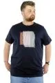 Büyük Beden T-Shirt Bisiklet Yaka Reviewing 22171 Lacivert LACIVERT