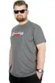 Büyük Beden T-Shirt Bis Yaka Paradise 22199 Antramelanj ANTRASIT