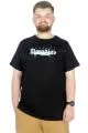 Büyük Beden T-Shirt Bis Yaka Paradise 22199 Siyah SIYAH