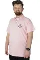 Büyük Beden Erkek T-Shirt Polo MDX Club 22305 Somon SOMON
