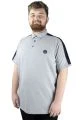 Big Tall Men s T shirt Polo Choose Your Mode 22309 Gray