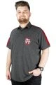 Men s T shirt Polo Collar Superior Team 22315 Anthramelange