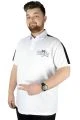Men s T shirt Polo Collar M Cruise 22318 White