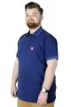 Büyük Beden T-Shirt Polo Summer Day 22321 İndigo INDIGO