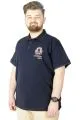 Büyük Beden T-Shirt Polo Pole North 22323 Lacivert LACIVERT