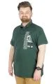 Büyük Beden T-Shirt Polo Surfing 22328 Nefti NEFTI