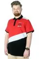 Büyük Beden T-Shirt Polo Team Pursuit 22335 Kırmızı