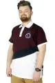 Büyük Beden T-Shirt Polo Team Pursuit 22335 Mürdüm MURDUM