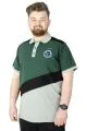 Büyük Beden T-Shirt Polo Team Pursuit 22335 Nefti NEFTI