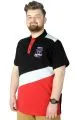 Büyük Beden T-Shirt Polo Team Pursuit 22335 Siyah SIYAH