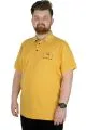 Büyük Beden T-Shirt Polo New World 22339 Hardal HARDAL