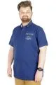 Büyük Beden T-Shirt Polo MD500E 22342 İndigo INDIGO
