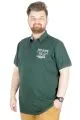 Büyük Beden T-Shirt Polo MD500E 22342 Nefti NEFTI