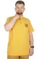 Büyük Beden T-Shirt Polo Design MX  22346 Hardal