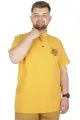 Büyük Beden T-Shirt Polo Design MX  22346 Hardal HARDAL