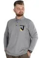 Erkek Sweatshirt  Polo Selanik Strong 22440 Grimelanj GRI