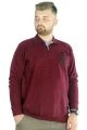 Erkek Sweatshirt  Polo Selanik İnfinite 22441 Bordo