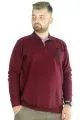 Erkek Sweatshirt  Polo Selanik İnfinite 22441 Bordo BORDO