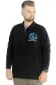 Erkek Sweatshirt  Polo Selanik Sailing Crew 22442 Siyah SIYAH