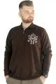 Erkek Sweatshirt  Polo Selanik 83 22443 Kahverengi KAHVERENGI