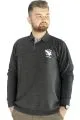 Big Tall Men Sweatshirt Old Traderouts 20415 Black