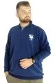 Erkek Uzun Kol Polo Bird Waffle 22444 İndigo INDIGO
