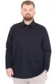 Big Size Mens T-Shirt Polo Classic with pocket 22446 Navy Blue