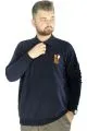Erkek Uzun Kol Polo Mode Waffle 22447 Lacivert LACIVERT