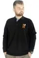 Big Tall Men Sweatshirt Old Traderouts 20415 Black