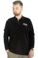 Big Tall Men Sweatshirt Old Traderouts 20415 Black