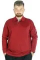 Erkek Uzun Kol Polo Cepli İnterlok M 22460 Bordo BORDO