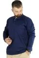 Erkek Uzun Kol Polo Cepli İnterlok M 22460 İndigo INDIGO