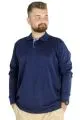 Erkek Uzun Kol Polo Cepsiz İnterlok M 22461 İndigo INDIGO