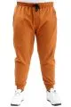 Big Size Sweatpants Zippered 22501 Cinnamon