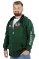 Big Tall Men's Sweatshirt Hooded Zippered Nautical 22523 Naphtha