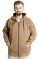 Big Tall Mens Sweat Hoodie West Lamb 22524 Milk Brown