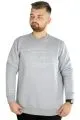 Erkek Sweat Bisiklet Yaka Established 22525 Gri GRI