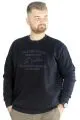 Big Tall Men s Sweat Hooded Pocket Zippered Linexpected 21521 Black