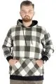 Big Tall Men s Lumberjack Sweat with Pocket 21574 Burgundy