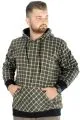 Big Tall Men s Lumberjack Sweat with Pocket 21574 Burgundy