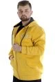 Big Tall Men's Sweatshirt Hooded Zipper 22531 Mustard