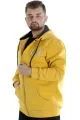 Erkek Sweat Kapşonlu Fermuarlı 22531 Hardal HARDAL